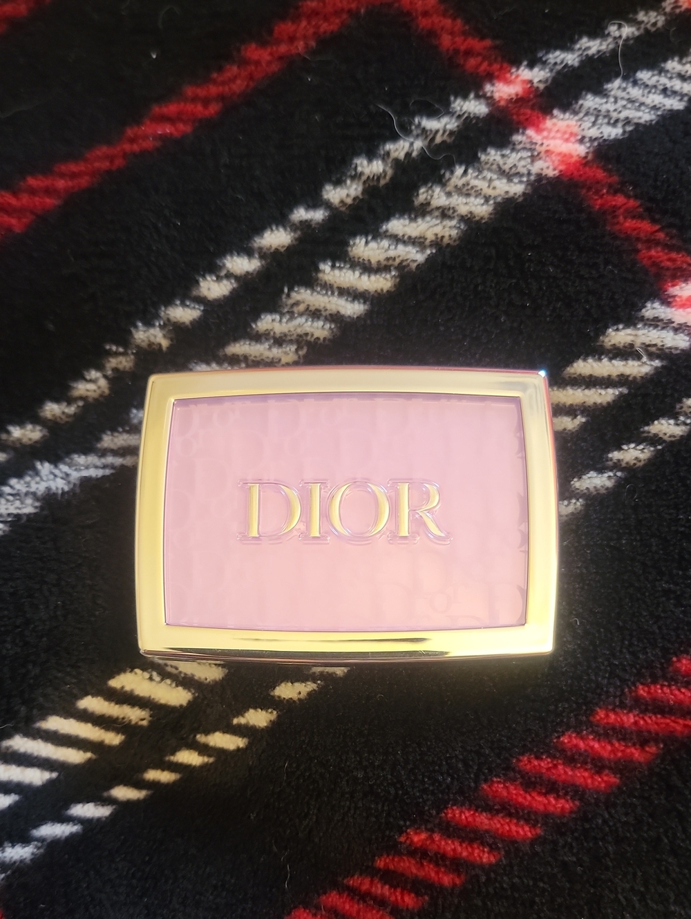 Dior Rosy Glow Compact Blush in Pink Lilac with Silver Frame Brand New